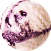 Черничное мороженое.