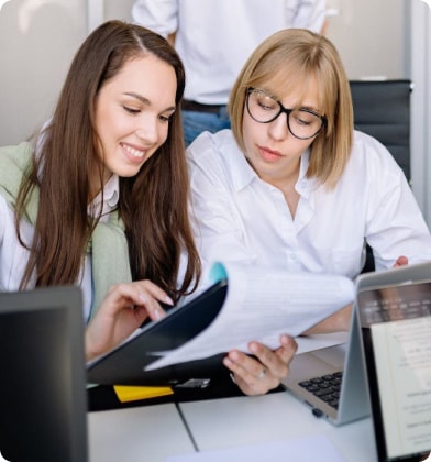 Фото стажеров за работой.